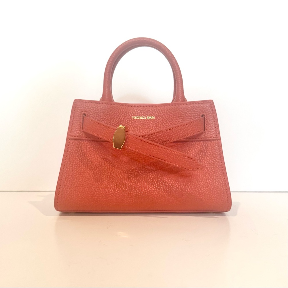 Veronica Beard Mini Dash Bag in Persimmon Orange - Picture 3 of 12